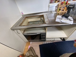 施工途中