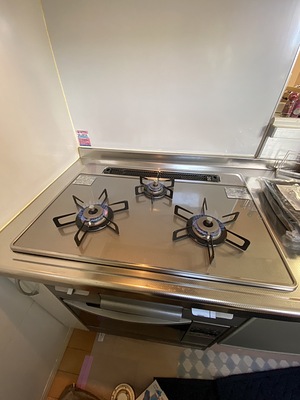 ガスコンロ施工後